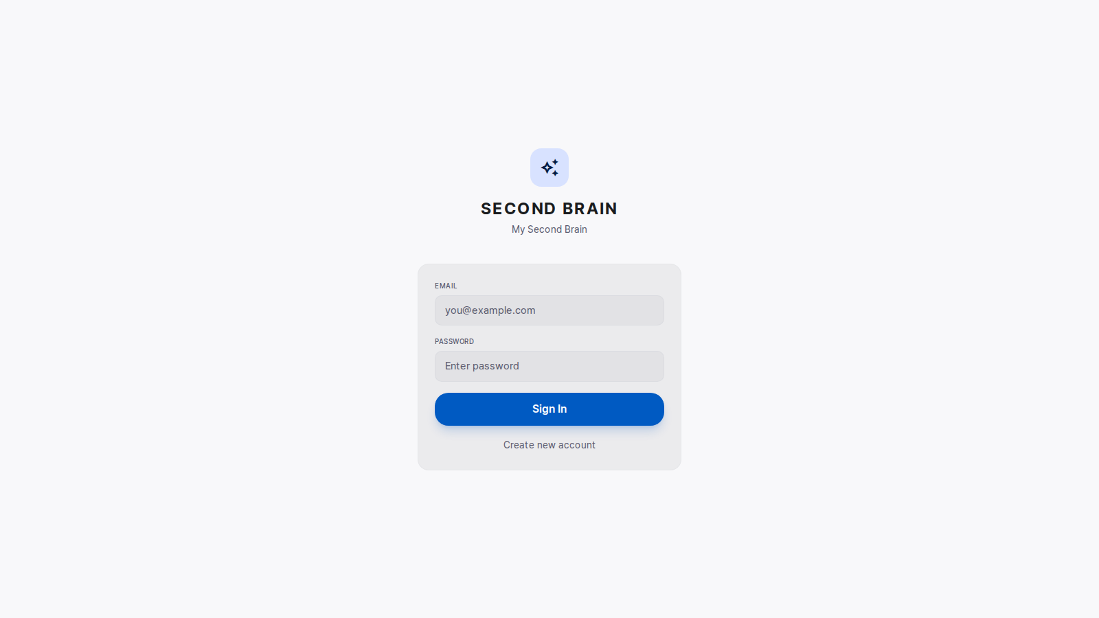 My Second Brain screenshot